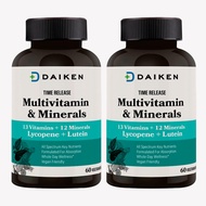 Lutein Multivitamin with Lycopene, Time Released Multivitamin for Women & Men, 27 Full Spectrum Vega