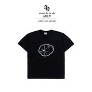 ADLV เสื้อยืด Oversize รุ่น  Creature Planet Logo Short Sleeve T-Shirt Black Black (50091SCLSSU_F3BKXX)