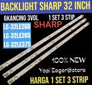 BACKLIGHT TV LCD LED SHARP 32 INCH LC 32LE260 LC 32LE265 LC 32LE375 BACKLIGHT TV 32 INCH