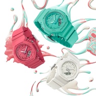 5Cgo CASIO G-SHOCK series GMA-P2100-2A/GMA-P2100-4A/GMA-P2100-7A minimalist solid color design fashion ladies watch【Shipped from Taiwan】