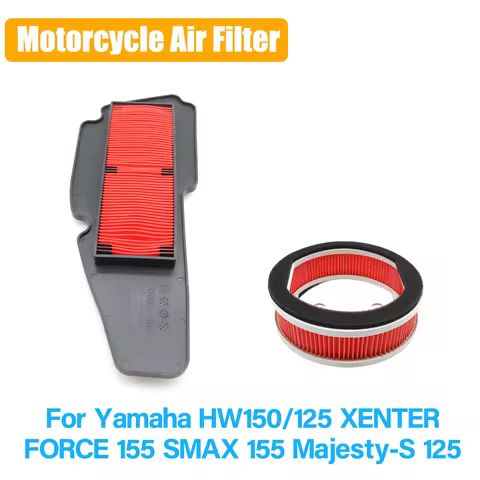 Motocycle Air Filter Cleaner Drive Element Intake Cleaner For Yamaha SMAX 155 HW125 HW150 HW 125 150