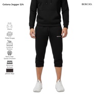 Bercio Men's Running Jogger Pants 7/s 8 3/s4 Premium Scuba Material