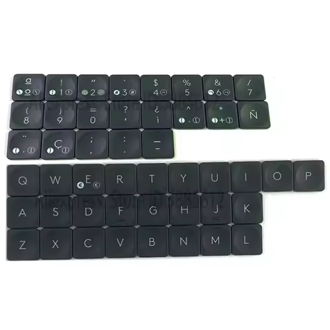 Replacement 21 or 47 Pcs Keycaps Graphite Grey SP Spanish Keycap Key cap &Scissor Clip&Hinge For Log
