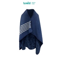[New!] Bewell ผ้าคลุมไหล่ 2 in 1 Poncho Fleece Blanket เหมาะสำหรับใช้คลุมระหว่างทำงาน ขนาด 140x80 cm.