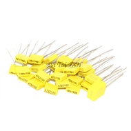 20pcs Polypropylene Safety Plastic Film  100V 1nF ~ 470nF 100nf 220nf 10nf 47nf 22nf 1nf 0.47uf 0.1u