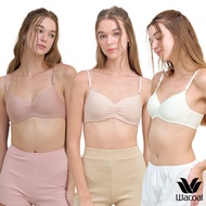 Wacoal Go Girls Smart Size Easy Matching Bra บราไร้โครงวาโก้ เซท 3 ชิ้น รุ่น WB3Y41 คละสี (BE-CR-OT)
