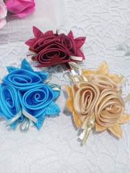 1pc Bunga Rozet Siap Pin Corsage (BR 006 11 ) wedding