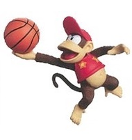 Furuta Mario Sports 盒蛋 朱古力 狄狄剛 籃球 瑪利歐 瑪利奧 孖寶 兄弟 公仔 扭蛋 Choco Egg Diddy Kong Basketball Figure