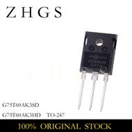 5PCS CRG75T60AK3SD CRG75T60AK3HD G75T60AK3SD G75T60AK3HD TO-247 IGBT 75A 600V POEWR TRANSISTOR NEW S