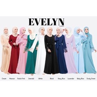 (S-XL) EVELYN LACE DRESS muslimah raya ootd kenduri bridesmaid dinner wedding KENDURI BRIDESMAID WED