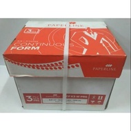 MERAH PUTIH Continuous form paperline K 3w PRS (3ply Divided By 2 (White Color) | Red | Yellow)