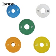 [Ioensy] Weight Plate Dumbbell Weight Plate Barbell Micro Plate Rubber Fractional Weight Plate Compa
