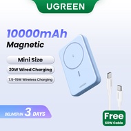 UGREEN 5000mAh/10000mAh PD 20W Powerbank USB Type C Magnetic Wireless Charging Power Bank Portable C