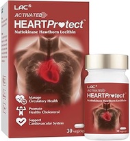 LAC Activated Heart Protect - Traditional Chinese Medicinal Herbal Supplement to Maintain Healthy Ch