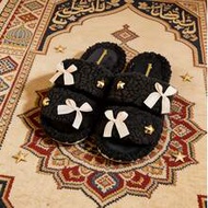 Women's Plush Slippers, Animal Slippers, Bear Slippers, Black Slippers, Cute Slippers, Fashion Slipp