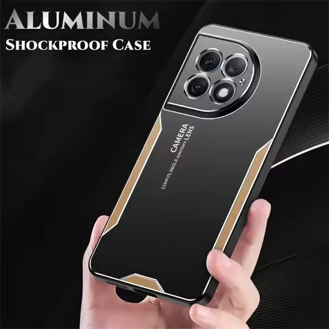 Armor Metal Phone Case for OnePlus One Plus 15 13 13R 12 12R 11R Ace2 Ace3 Ace5 Ace 5 3 2 Pro 3V Alu