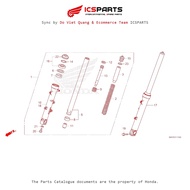 Front Fork(Cb500Fk,Cb500Fak/L/M) (F-11-A) HONDA Cb500F (2021+) Parts Catalogue