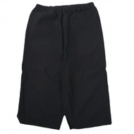 ALMOSTBLACK（幾乎是黑色）日本製造棉尼龍闊腿七分休閒褲 19SS-PPT04 1條黑色褲子 [二手] [ALMOSTBLACK]