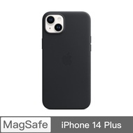 iPhone 14 Plus MagSafe皮革保護殼-午夜 MPP93FE/A