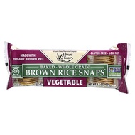 Edward & Sons, Baked Whole Grain Brown Rice Snaps, Vegetable, 3.5 oz (100 g)