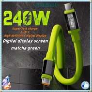 AMBER Fast Charging Cable, PD 240W Quick Charge Type-C To Type-C Cable, Useful High Power Power Scre