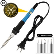 CC Soldering Iron Adjustable Temperature Electric Fast Heat up Welding Solder Rework Station Heat Pe