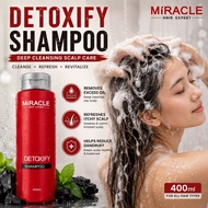 MiracleHairExpert Scalp Detox Hair Shampoo Anti Dandruff Shampoo Itchy Scalp Shampoo Kelemumur Hair 