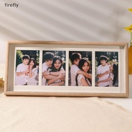 [Firefly] 8x20 Wood Picture Frame - 8x20 Photo Frame With Mat Display 4Pcs 4x6 Photos, 4x6 Picture F