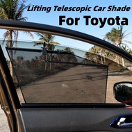 Car Sunshade for Toyota Corolla Cross 2020-2023 Accessories Automatic Lifting Telescopic Car Shade Car Curtains Sun Protection