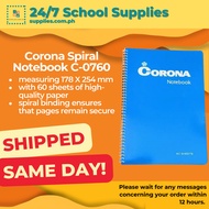 Corona Spiral Notebook 178X254Mm 60S C-0760