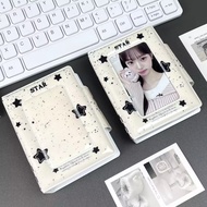 Ink Dot Star Card Case Thickened 3 Inch Album Idol Small Card Organizer Book Card Holder Binder