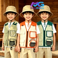 Explorer Vest and Hat Set Kids Photography Vest Cargo vest kids Explorer Costume For Toddlers Park R