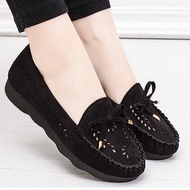 qddsajpvmb New shoes for women Cloth shoes women's wear-resistant flat shoes