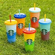 Starbucks Water Cup Water Bottle Tumbler Color-changing Cute Food Grade PP