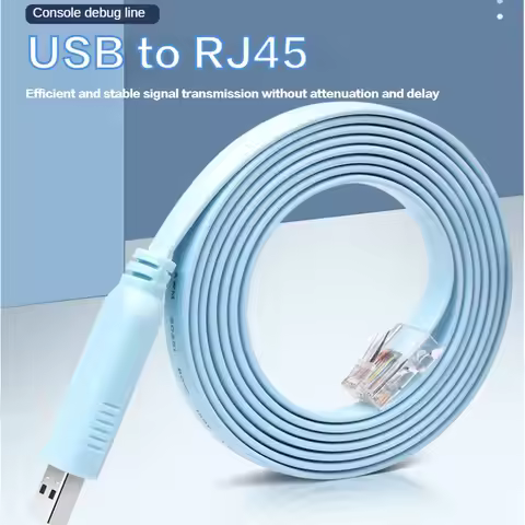 USB to RJ45 Console Cable RS232 Serial Adapter for Laptop Computer Cisco Router USB RJ 45 8P8C Conve