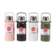Large Capacity Vacuum Thermos Water Bottle 1L (34oz),  316 & 304 Stainless Steel Hand carry & Should