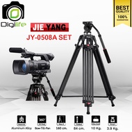 Jieyang Tripod JY-0508A SET ขาตั้ง ขาตั้งกล้องวิดีโอ หัวน้ำมัน JY0508 / Digilife Thailand