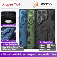 Samsung Galaxy S24 Ultra Case / S24+ Plus / S24 Nillkin CamShield Armor Prop Magnetic MagSafe Camera