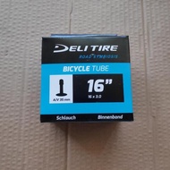 Bicycle Tube Deli 16 x 3.0 Schrader. 1 piece. 16x3.0 Bicycle Inner Tube