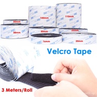 3M Tape 3 Meters/Roll Strong Self Adhesive Velcro Hook Loop Tape Fastener Sticky Home DIY