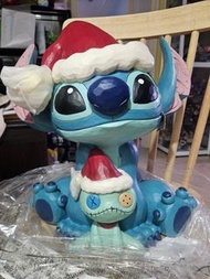 Jim shore 擺設Disney Traditions Holiday Stitch and Scrump Figurine