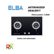 ELBA 2 BURNERS GLASS/STAINLESS STEEL HOB  EGH-K8942G/EGH-K8943G/EBH-M8962/EGH-K9582G