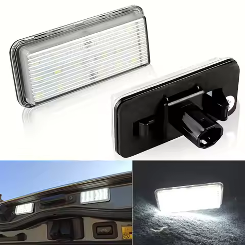 2x LED Car Number License Plate Light Error Free For Toyota Land Cruiser 120 Land Cruiser 200 Prado