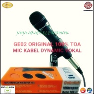 G02 ORIGINAL TOA FIRTS CLASS MIC KABEL 5 METER KARAOKE LEGENDARY DYNAMIC MIKROPON MIK MICROPHONE BAS