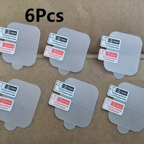 6PCS Hydrogel Film For Apple Watch 9 5 6 SE 3 2 1 40MM 44MM 42MM 38MM Screen Protector For Apple Wat