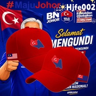 Malaysia Johor Flag Pocket Logo Hat #Maju Johor Printed Cap unisex outdoor hat#03