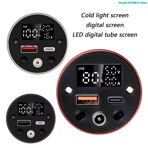 76HD Aluminum Alloy 46950 Battery Case Quick Charging PowerBank Shell Durability Lightweight Portabl