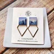 嘉頓山上原創手繪耳環