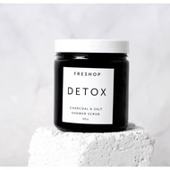 FRESHOP DETOX Charcoal & Salt Shower Scrub