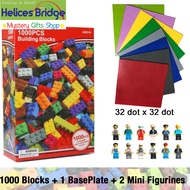 Mystery Gifts Shops -1000 Pcs Building Bricks Set DIY City Creative Brick Kids Toy Educational Build